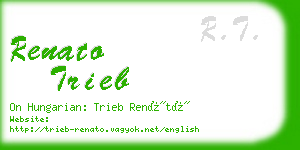 renato trieb business card